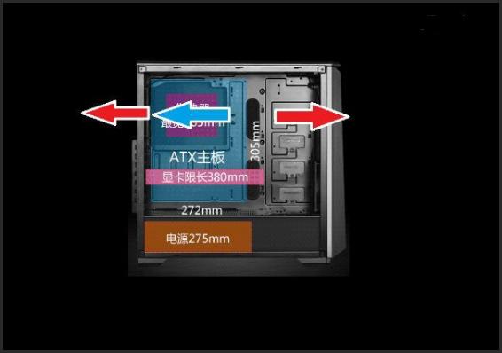 没有侧盖机箱散热风道,网吧下置机箱散热风道
