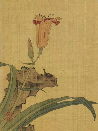 陈洪绶笔下的花鸟草虫,陈洪绶草虫画