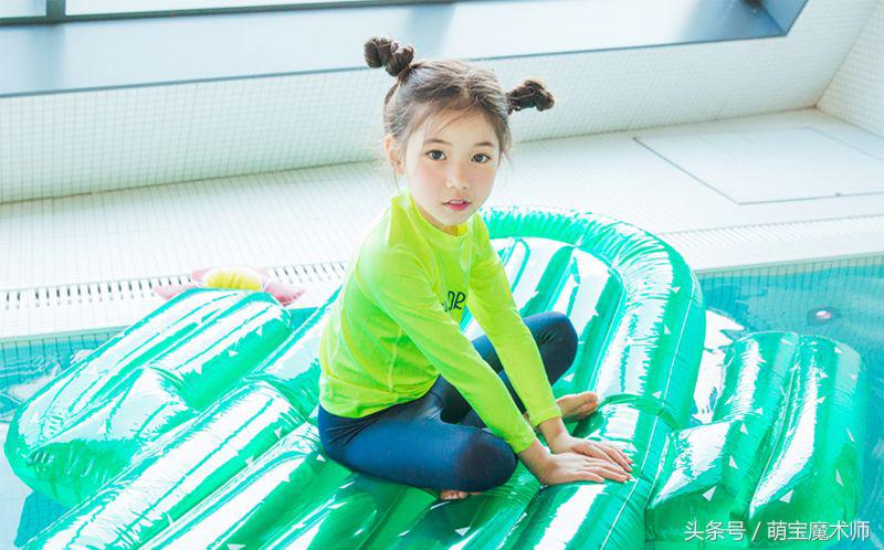 夏天必备的高颜值泳衣儿童,美人鱼儿童泳衣女孩网红时尚款