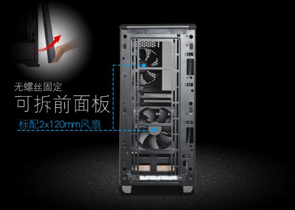 没有侧盖机箱散热风道,网吧下置机箱散热风道