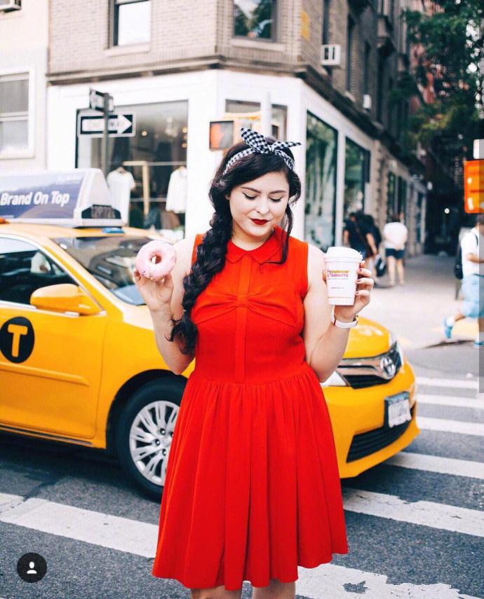 胖MM的完美搭配示范,打造气质女神范soeasy!