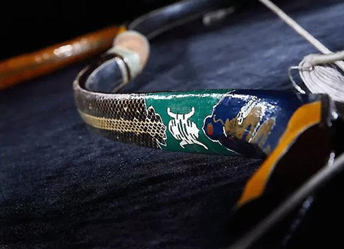 聚元号传统牛角反曲弓制作,聚元号牛角弓制作