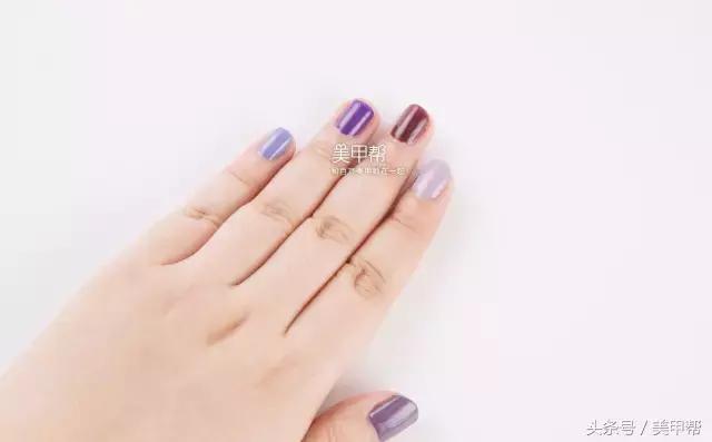 真人美甲款式视频,真实试色美甲