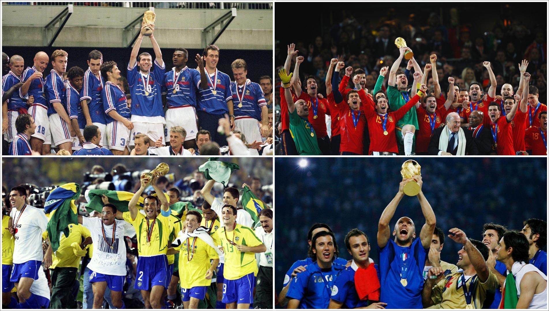 历史上实现大满贯的足球运动员,足球历史8位大满贯得主