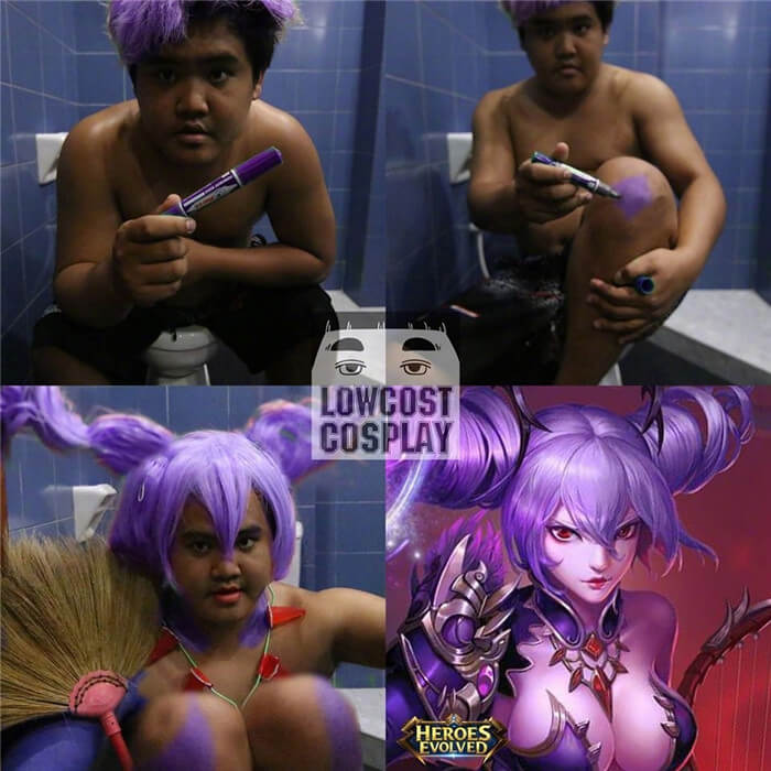 泰国小哥低成本cos美人鱼,cos泰坦尼克号