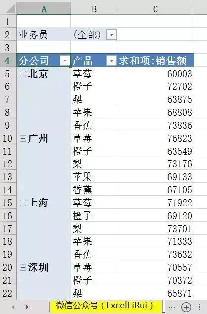 EXCEL2016数据透视表经典布局,excel技巧数据透视表教程