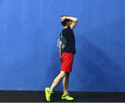 羽毛球巧发力反手高远球挥拍,巧发力羽毛球杀球