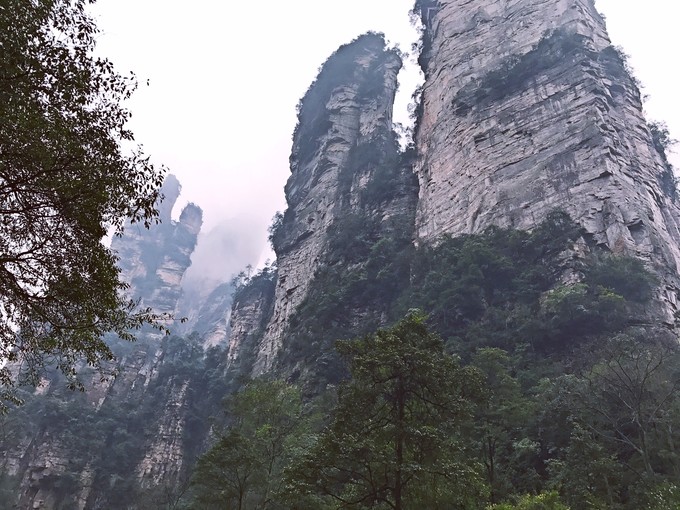 七天六晚长沙张家界吃货视角带你领略冰天雪地的张家