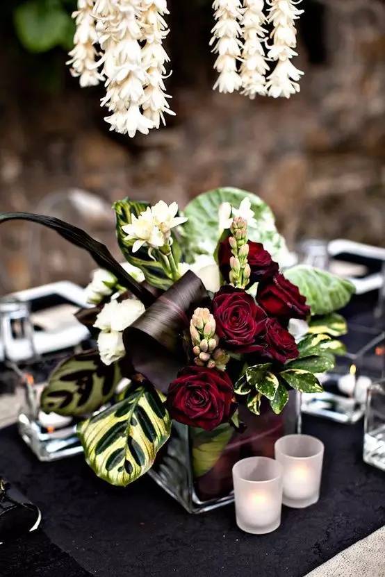 艺术花艺客厅,商业空间花艺设计图