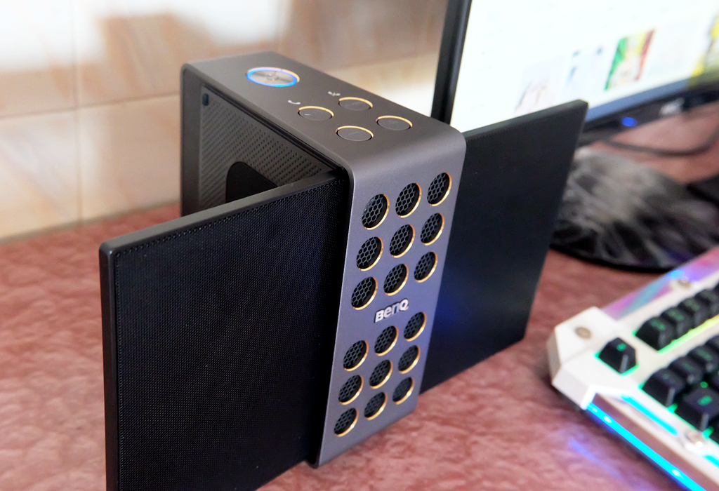 聆听最纯真的声音分享BenQ静电膜蓝牙音箱