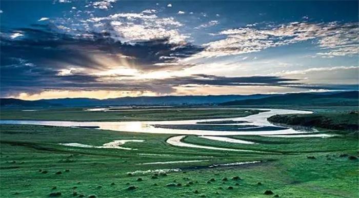 自驾游川西红原大草原,红原大草原月亮湾