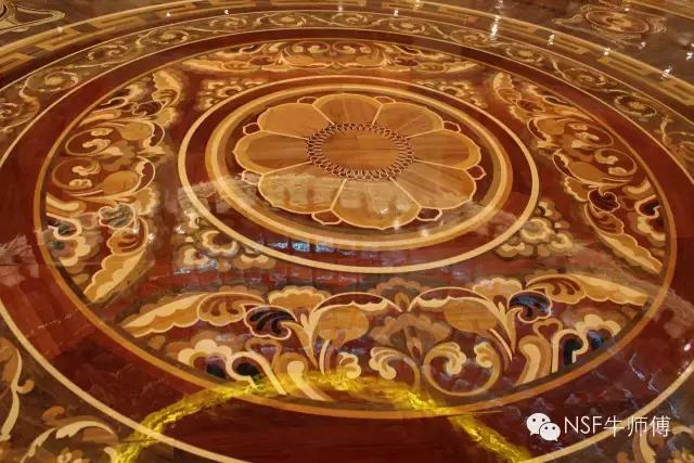 和风雅致拼花地板,中式轻奢拼花木地板