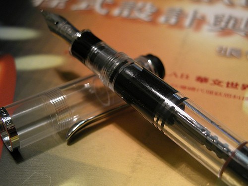 小白点直液式钢笔测评,百利金钢笔m205测评