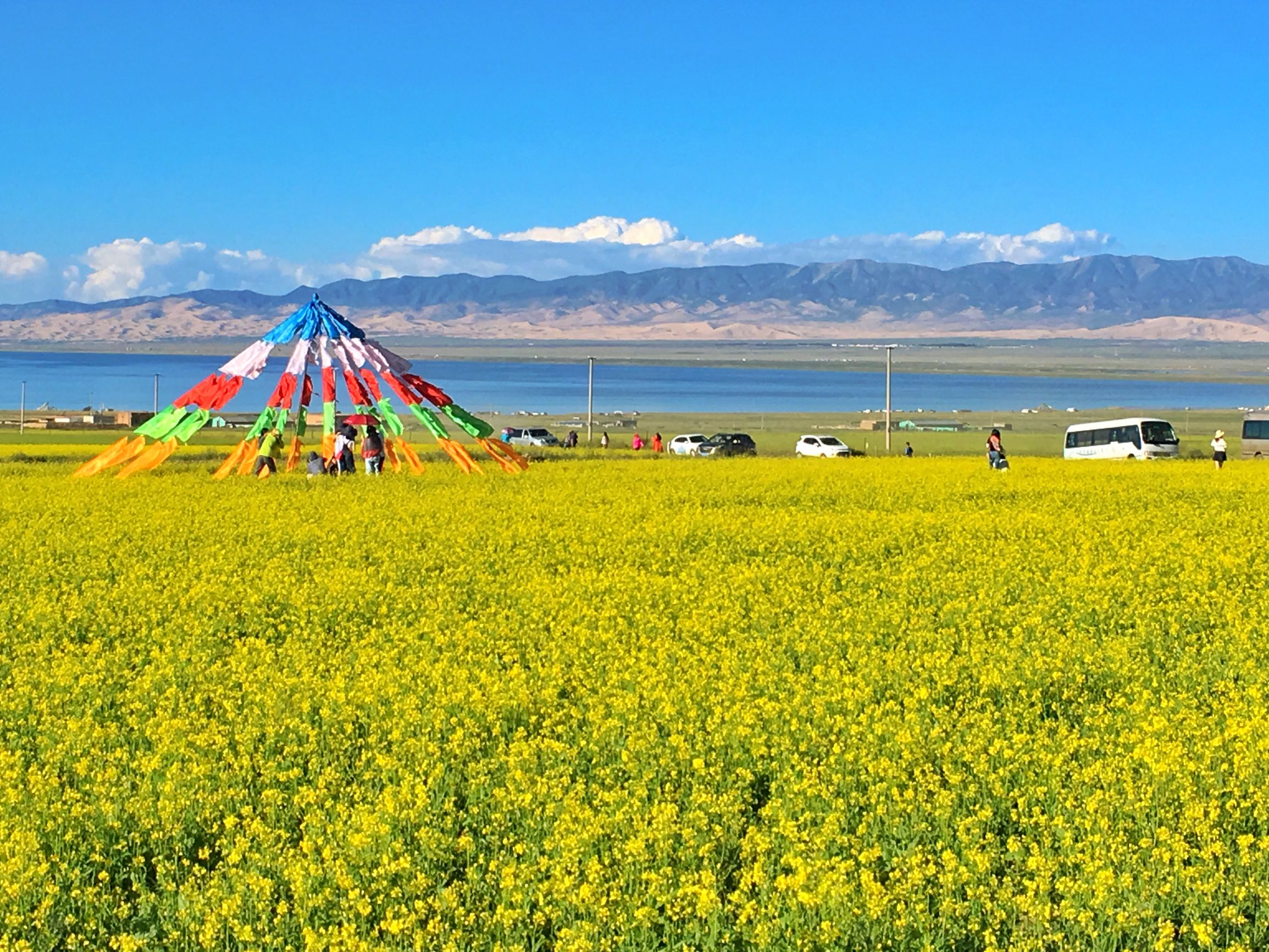 深邃的蓝，梦幻的蓝，是我的青海我的湖