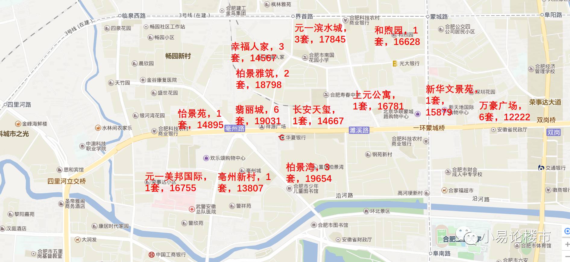 合肥庐阳区栢景湾二手房出售价格,合肥庐阳二手房性价比