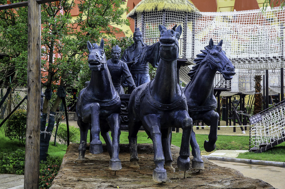 炭河古城亲子游,游炭河古城感想