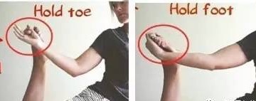 脚趾抓地的正确动作图片,按压脚趾的正确方法