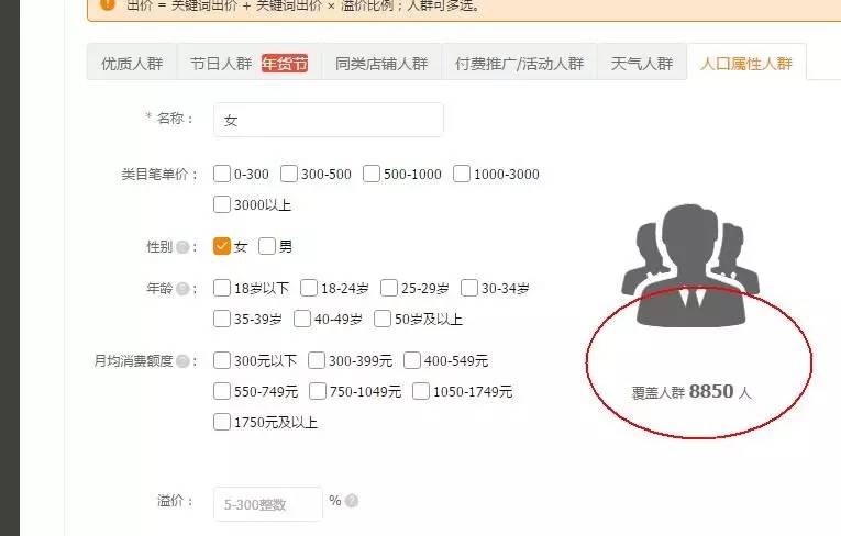 淘宝直通车人群怎么加精准,鹿人说直通车投放维度