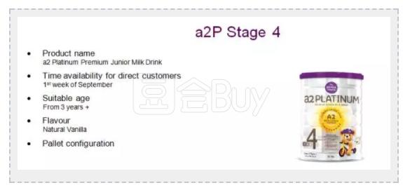 澳洲a2奶粉配方,澳洲a2二段图片
