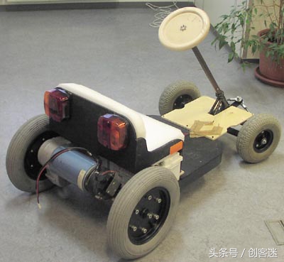 手工打造双人电动四轮小车,手工自制电动四轮车全过程