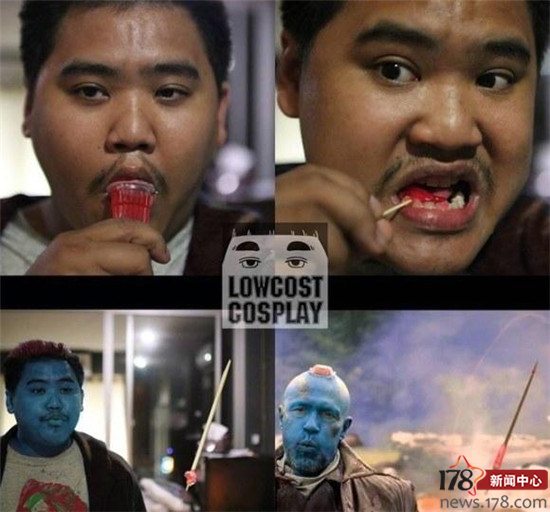 泰国小哥低成本cos美人鱼,cos泰坦尼克号