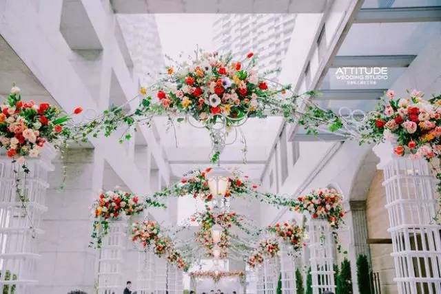 艺术花艺客厅,商业空间花艺设计图