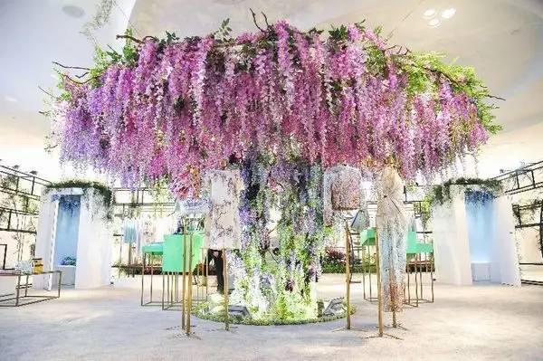 艺术花艺客厅,商业空间花艺设计图