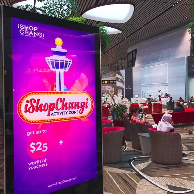 新加坡樟宜国际机场t4航站楼购物,新加坡樟宜机场4号航站楼