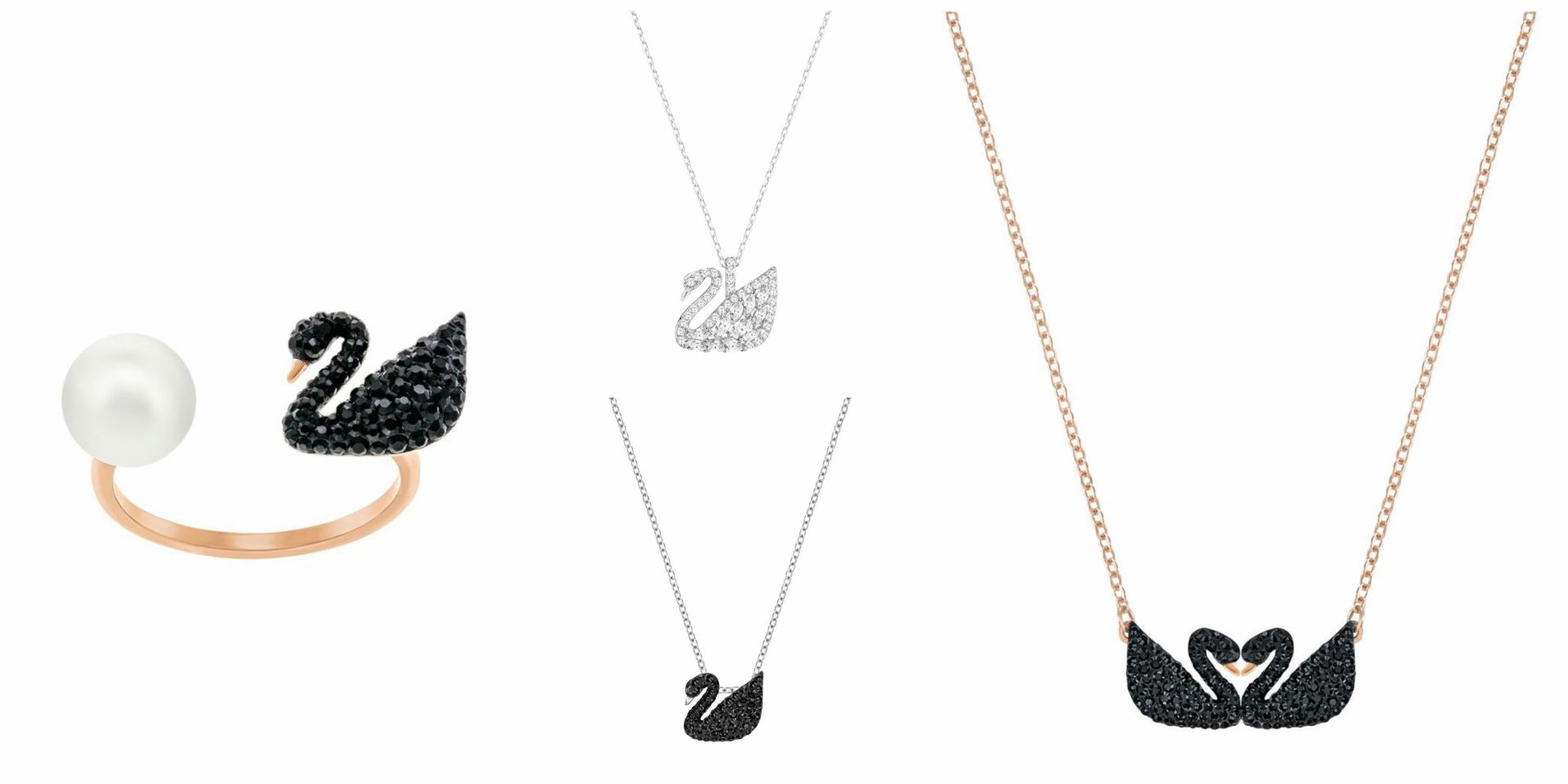 时尚项链小天鹅玉,金色小天鹅项链