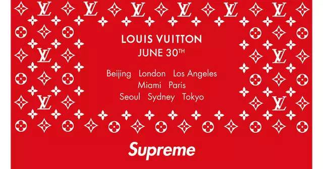 lv和supreme合作款牛仔,lv耍大牌事件