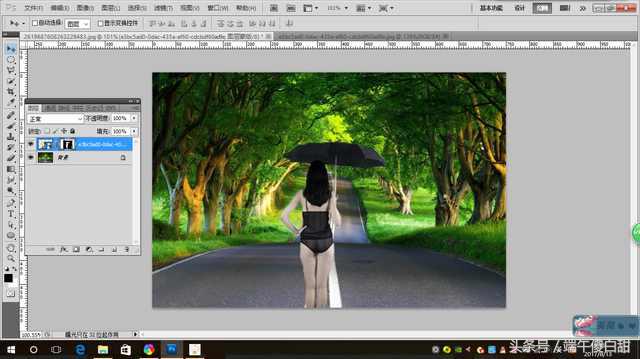 ps创意人像海报双重曝光效果,ps双重曝光的混合选项设置