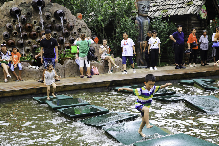 炭河古城亲子游,游炭河古城感想