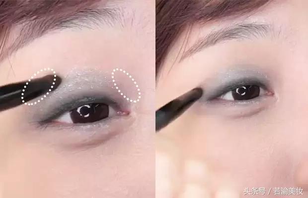 眼影的画法新手简单淡妆,眼影的画法初学者