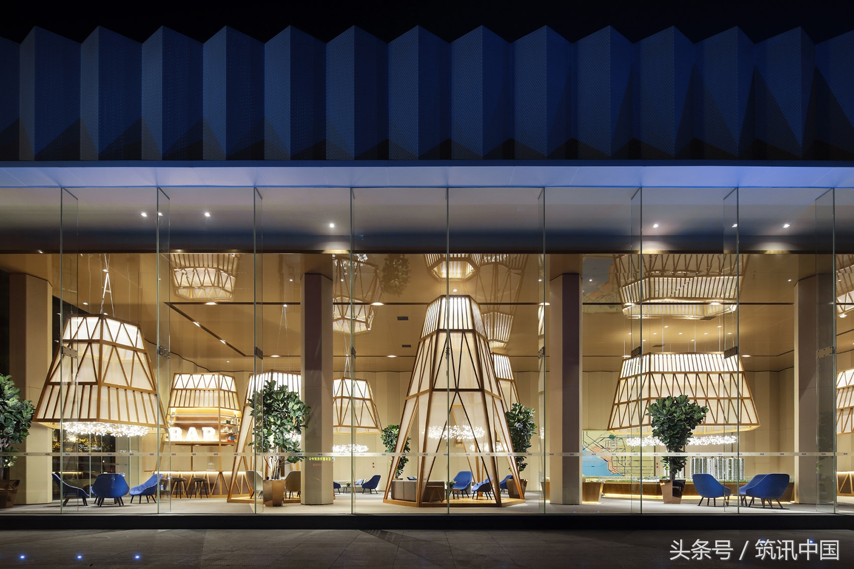 筑讯设计：将“凉亭”置入洽谈区的销售中心——东莞鼎峰悦境