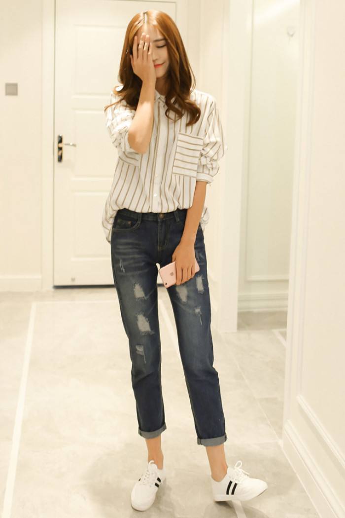 九分裤的正确搭配显高又高级,九分裤怎么穿搭好看冬季