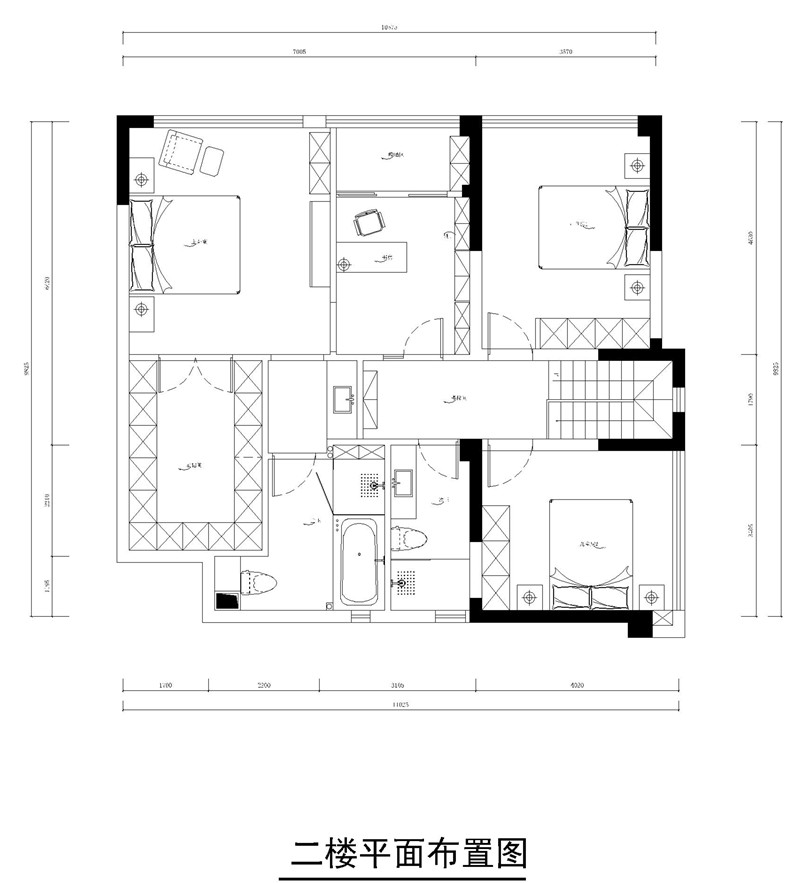 金堂跃层130平轻奢风格装修,成都金房大榕湾