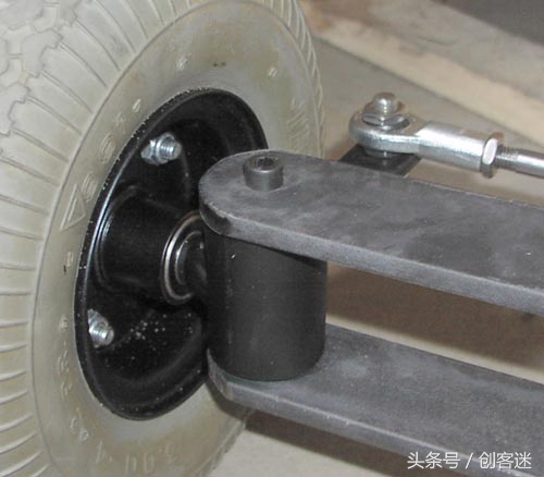 手工打造双人电动四轮小车,手工自制电动四轮车全过程