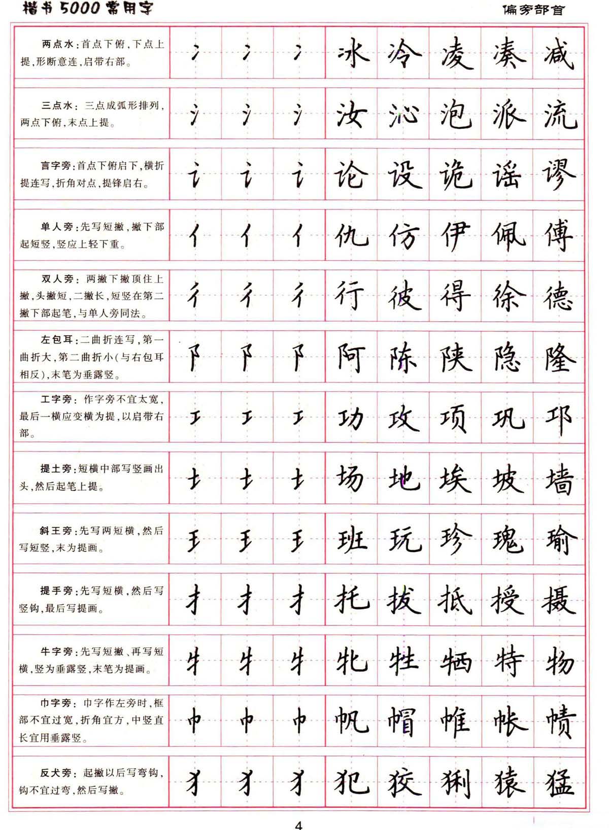 卢中南硬笔楷书适合小学生练习吗,卢中南硬笔书法字帖教学视频