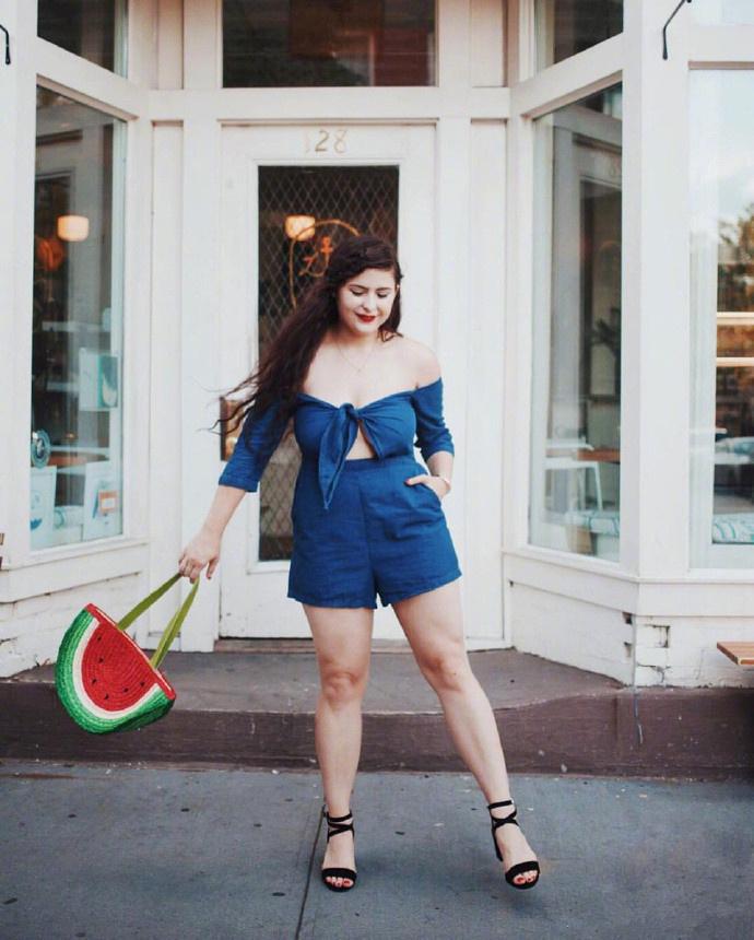 胖MM的完美搭配示范,打造气质女神范soeasy!