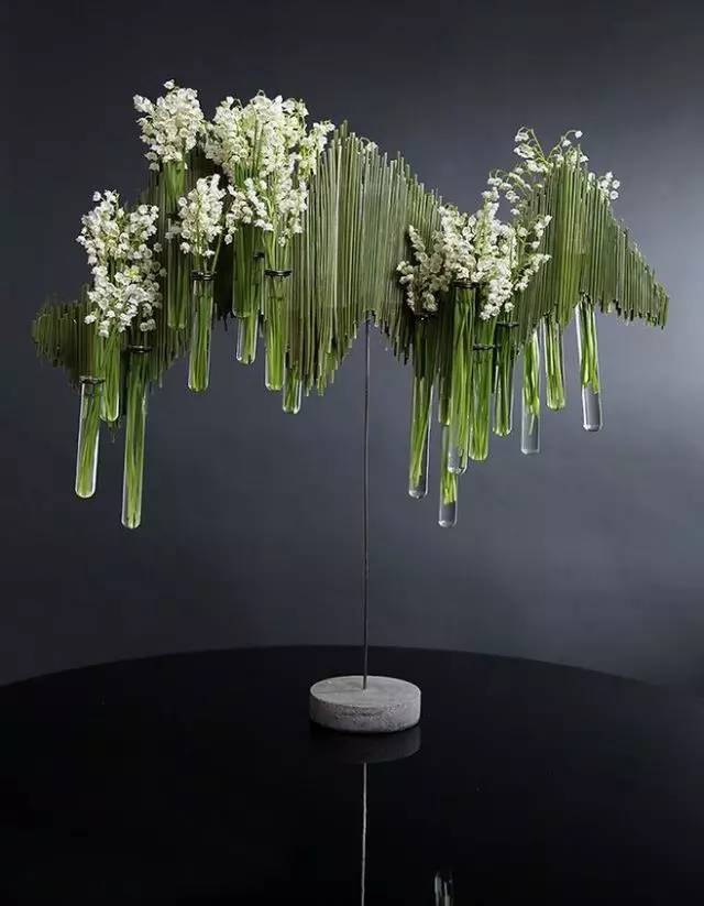 艺术花艺客厅,商业空间花艺设计图