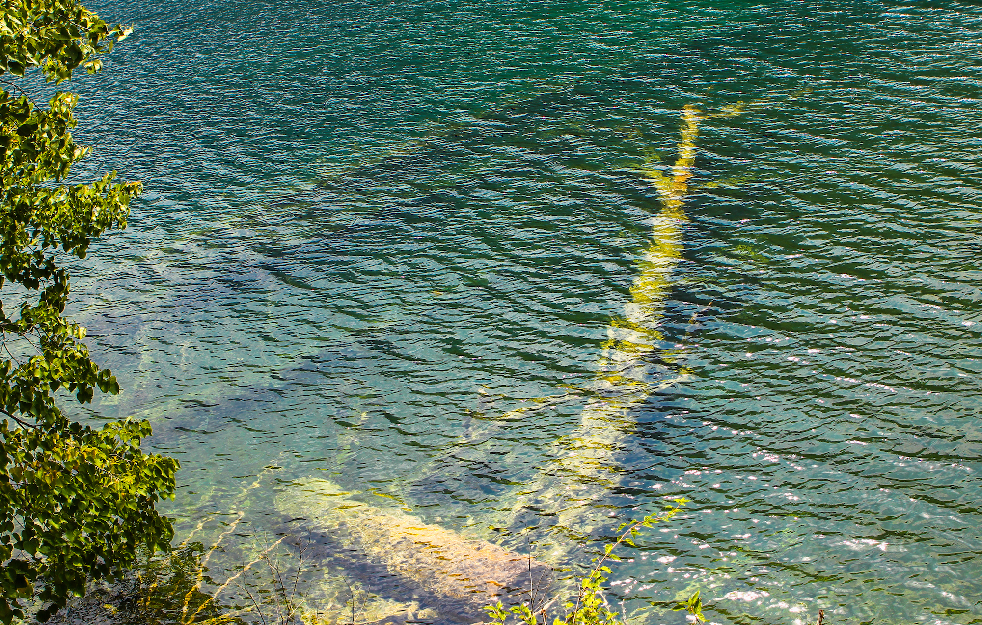 地震前的九寨沟美景,航拍地震前九寨沟所有景点