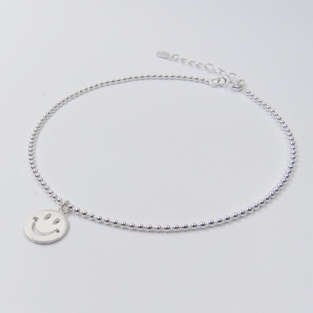 粗跟时尚百搭脚链,新时尚百搭爱心脚链