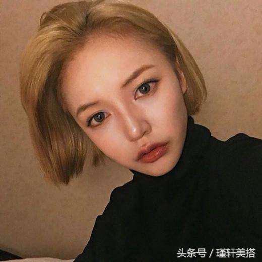 韩国潮流超短发发色,韩系发色短发推荐