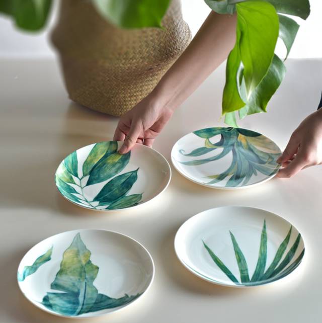 食欲好、拍照好……这么貌美的植物餐盘,我想不出拒绝理由