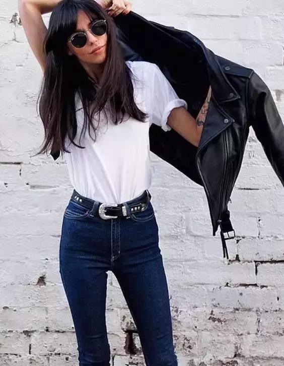 穿牛仔裤扎腰带还是不扎腰带好看,牛仔裤腰太松了有什么好看的腰带