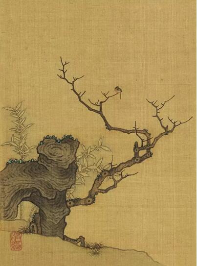 陈洪绶笔下的花鸟草虫,陈洪绶草虫画