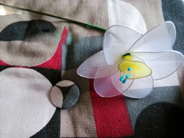 丝网花手工教程,情人节玫瑰花单支丝网花