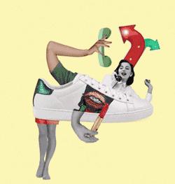 gucci经典小白鞋,gucci猫头鹰小白鞋