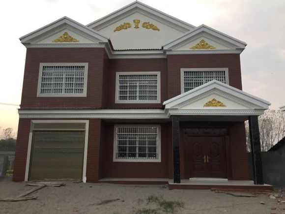 农村自建房顶石棉盖瓦效果图,农村老家三楼盖瓦效果图片