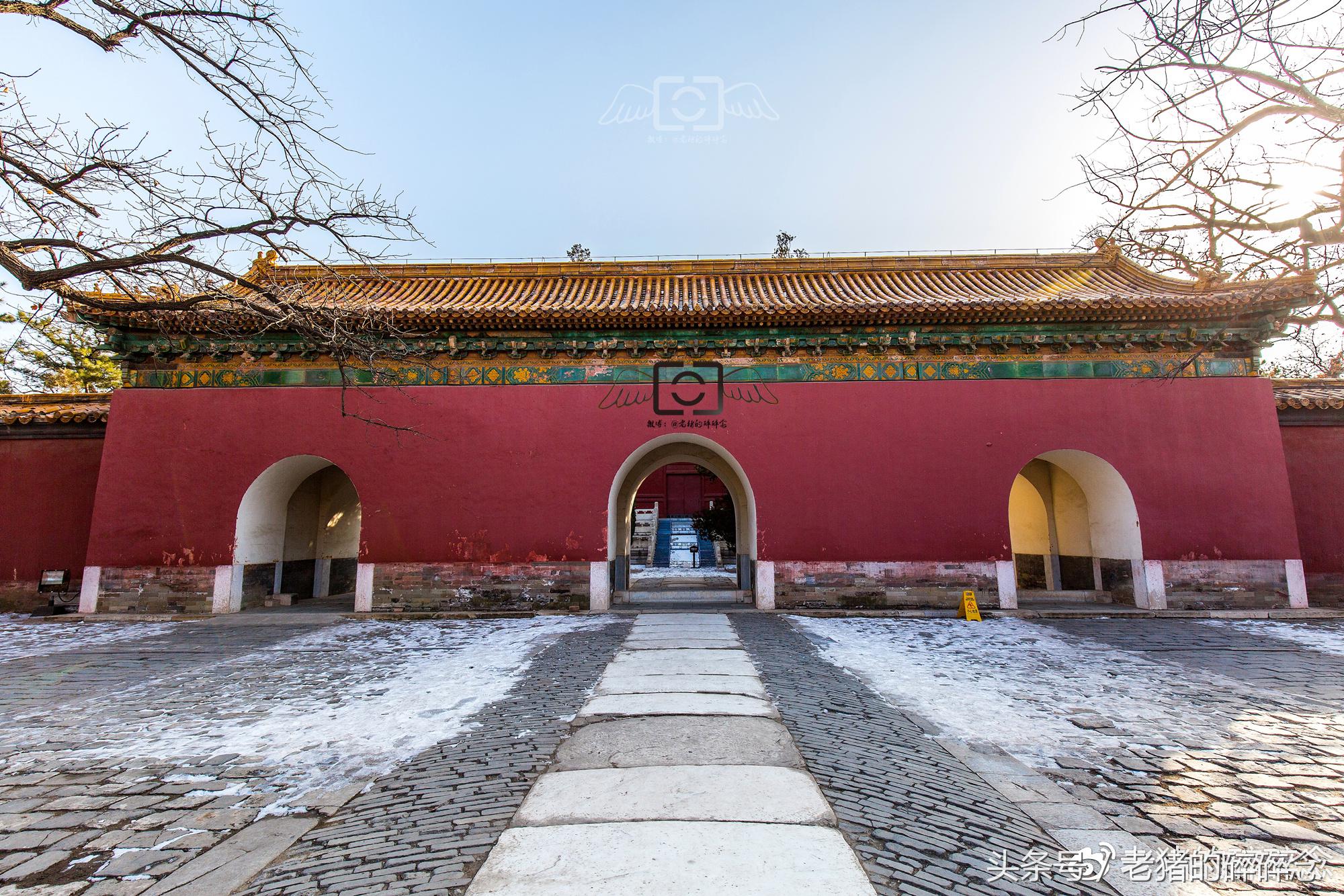 明十三陵长陵旧照,明十三陵之朱棣长陵100年前的样子